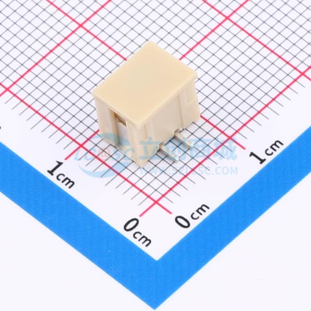 1x2P 间距:2mm 立贴 系列:PH实物图