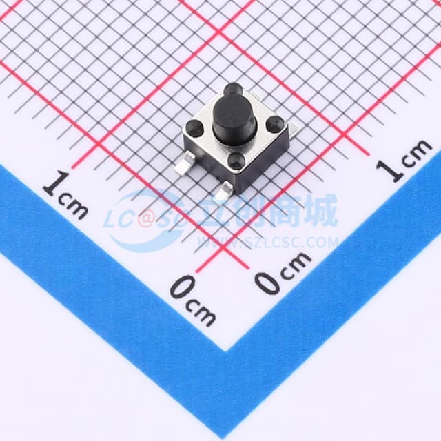 4.5*4.5*4.5mm 立贴 轻触开关实物图