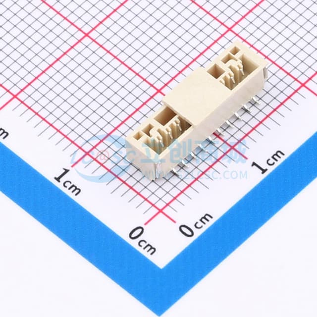 1x10P 间距:1.25mm 立贴 系列:GH实物图