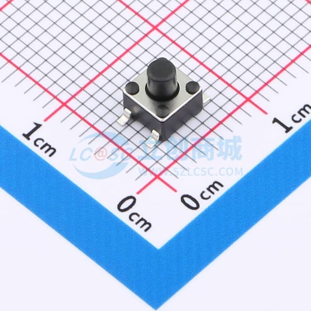 4.5*4.5*5mm 立贴 轻触开关实物图