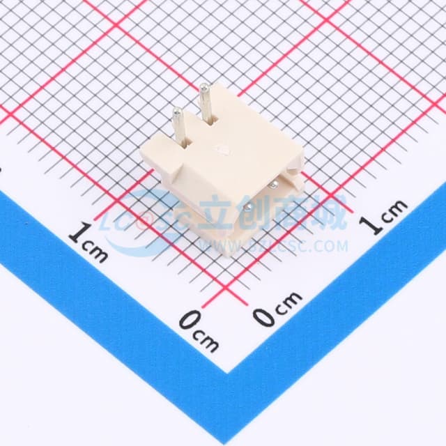 1x2P 间距:2.5mm 弯插 系列:Mini-SPOX(5264) 【插件】实物图