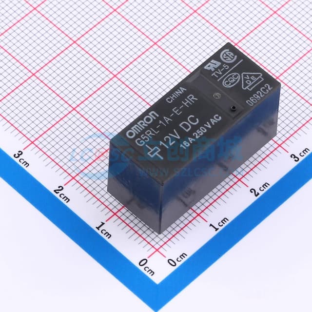 G5RL-1A-E-HR DC12 BY OMZ/C 【插件】实物图