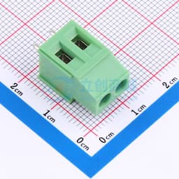1x2P 5.08mm 直插 排数:1 每排P数:2 【螺钉】缩略图