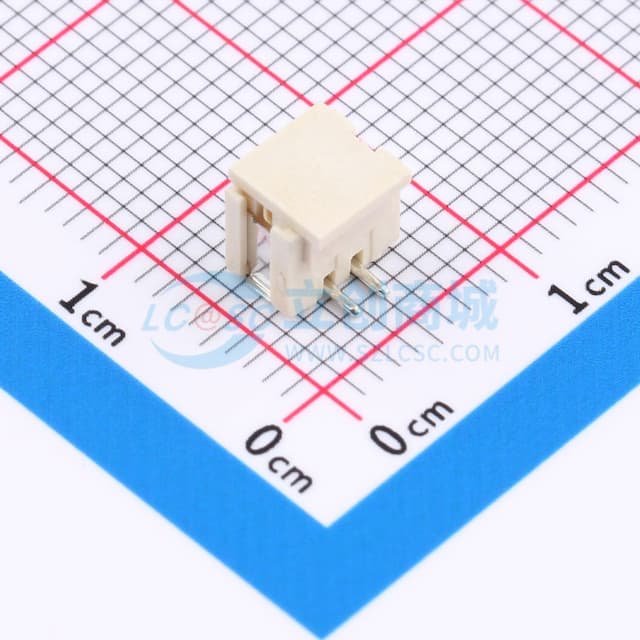系列:ZH 间距:1.5mm 1x2P实物图