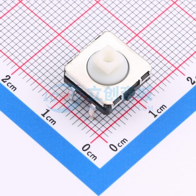 12*12*7.3mm 直插 轻触开关 【轻触】实物图