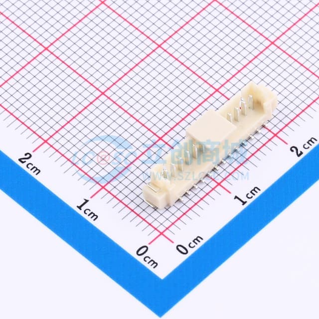 1x13P 间距:1.25mm 立贴实物图