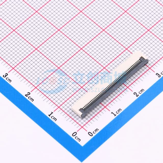 翻盖式 下接 P数:50P 间距:0.5mm实物图