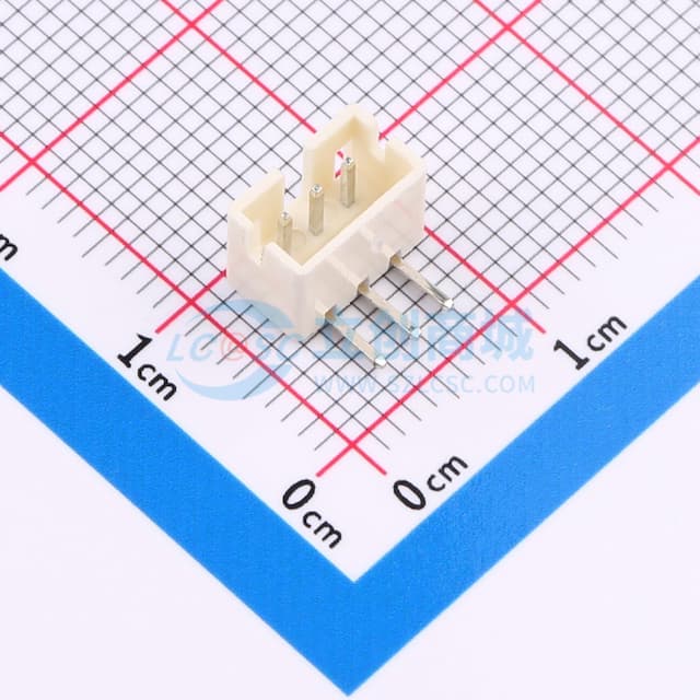 1x3P 间距:2mm 弯插 系列:PH 【插件】实物图