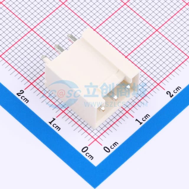 1x3P 间距:3.96mm 直插 系列:VH 【插件】实物图