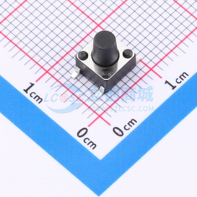 6*6*7.5mm 立贴 轻触开关实物图