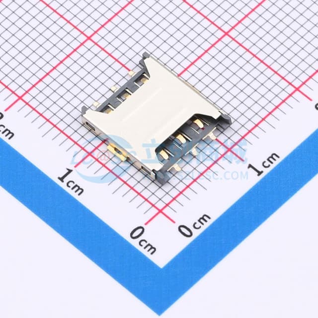 拔插式 NanoSIM卡 卡座实物图