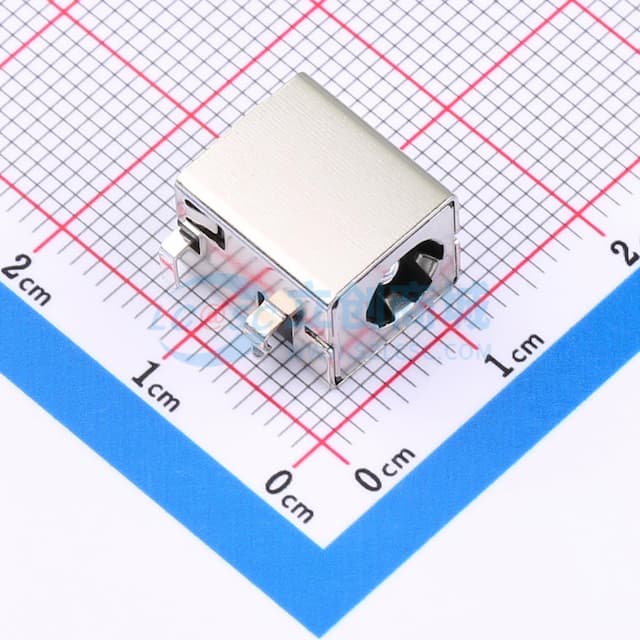 DC电源插座 内径:2mm 外径:6mm 【AC】实物图
