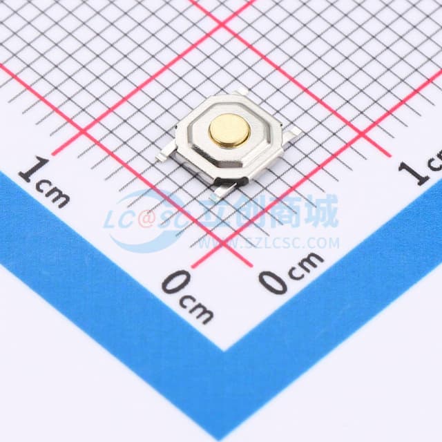 5.2*5.2*1.5mm 立贴 轻触开关实物图