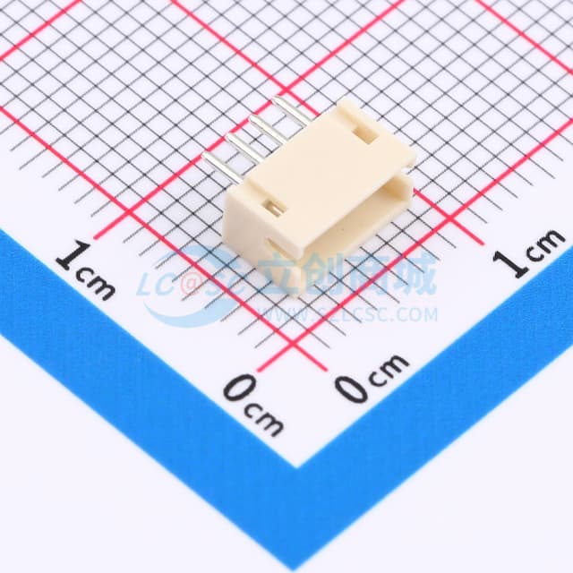 1x4P 间距:1.5mm 直插 系列:ZH 【插件】实物图