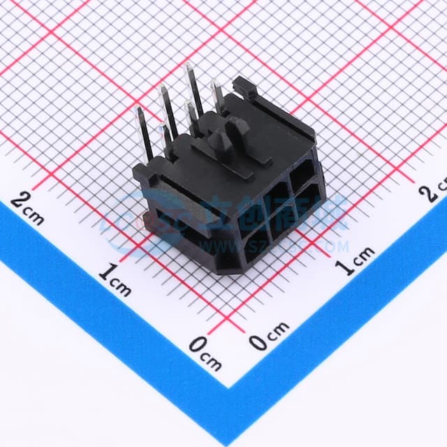 2x3P 间距:3mm 弯插 【插件】实物图