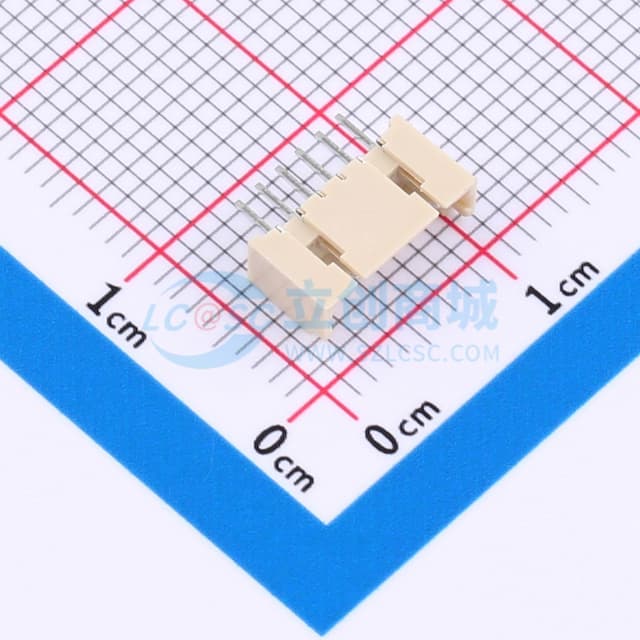 1x6P 间距:1.25mm 直插 【插件】实物图