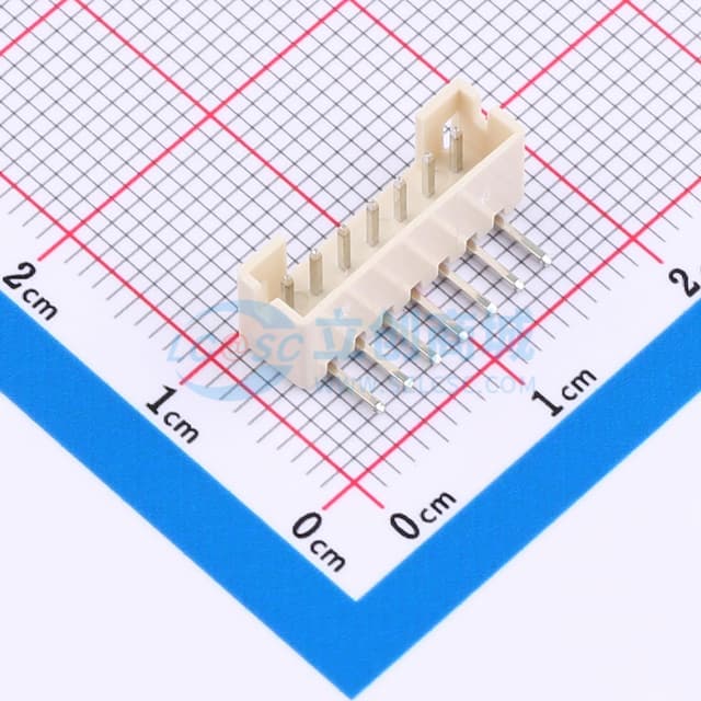 1x7P 间距:2mm 弯插 系列:PH 【插件】实物图