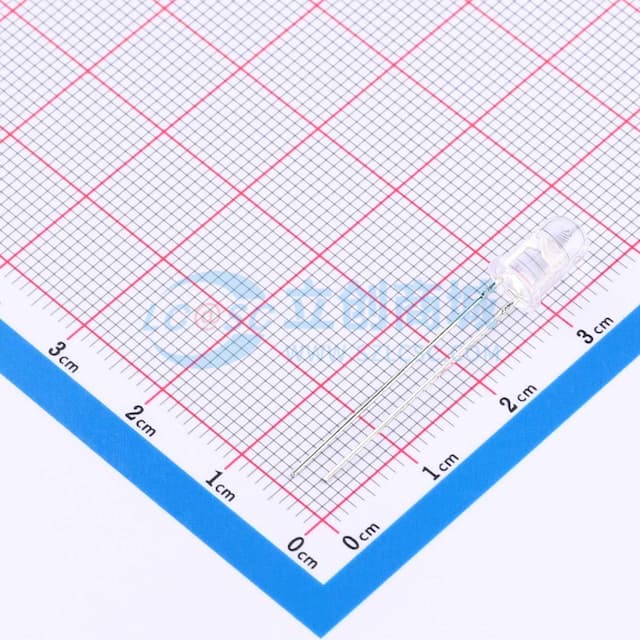 F5红外发射二极管透明IR850nm40° 【红外】实物图