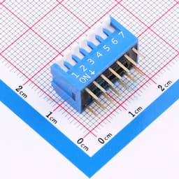 蓝色侧拨长柄 7位 KE拨码开关缩略图