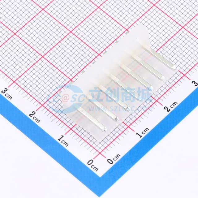 1x7P 间距:3.96mm 直插 系列:CH 【插件】实物图