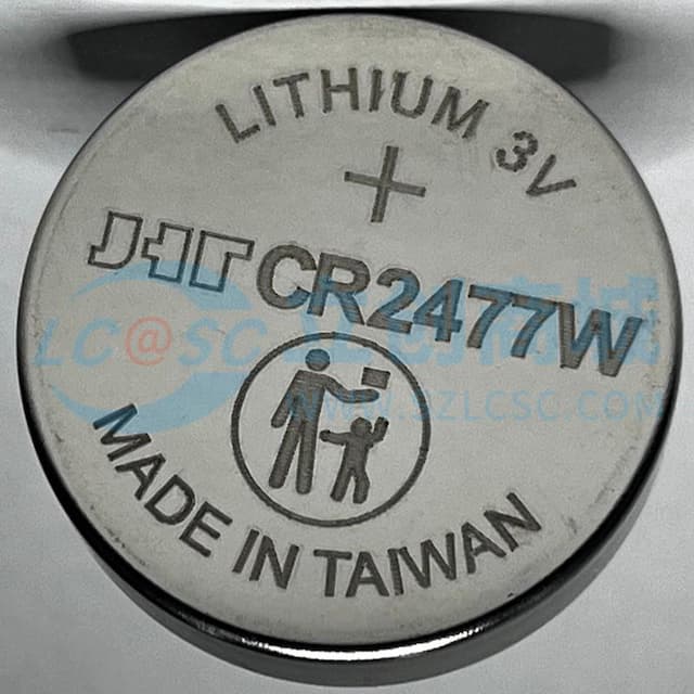 JHTCR2477W(MIT台湾制造宽温)3V 1000mAh实物图