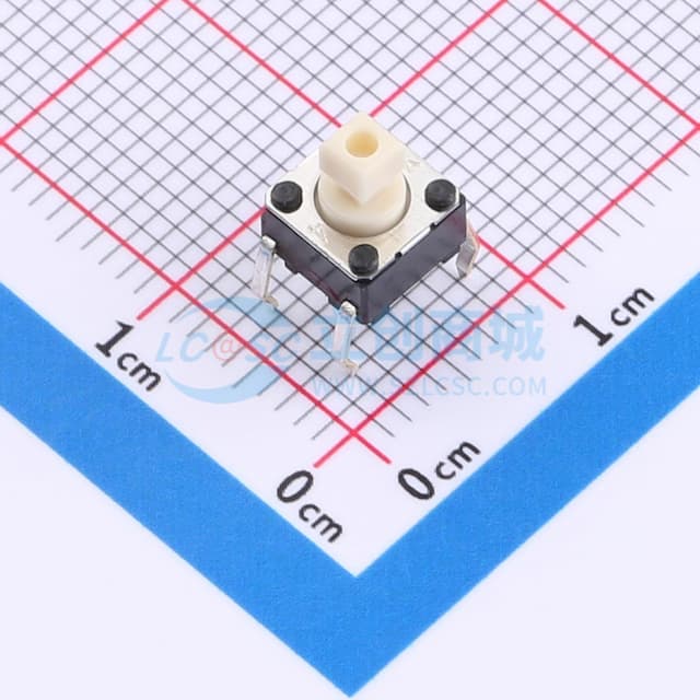 6*6*7.3mm 直插 轻触开关 【轻触】实物图