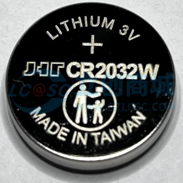 JHTCR2032W(MIT台湾制造宽温)3V 220mAh实物图