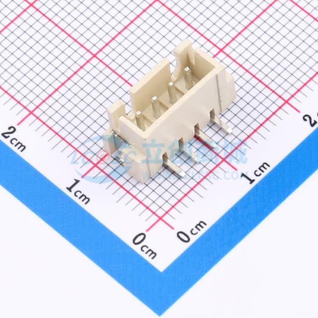 1x4P 间距:2.5mm 立贴 系列:XH实物图