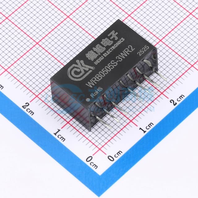 3W宽电压输入隔离稳压单路正输出DC-DC模块电源【插件】实物图