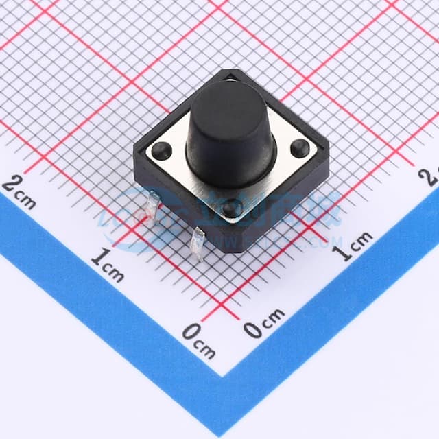 12*12*9mm 直插 轻触开关【轻触】实物图
