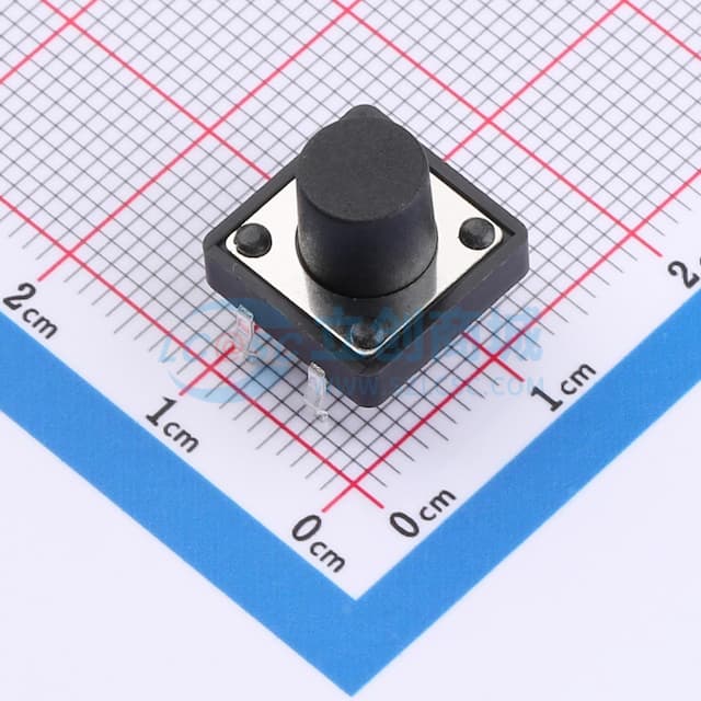 12mm*12mm*9.5mm 12V 50mA【轻触】实物图