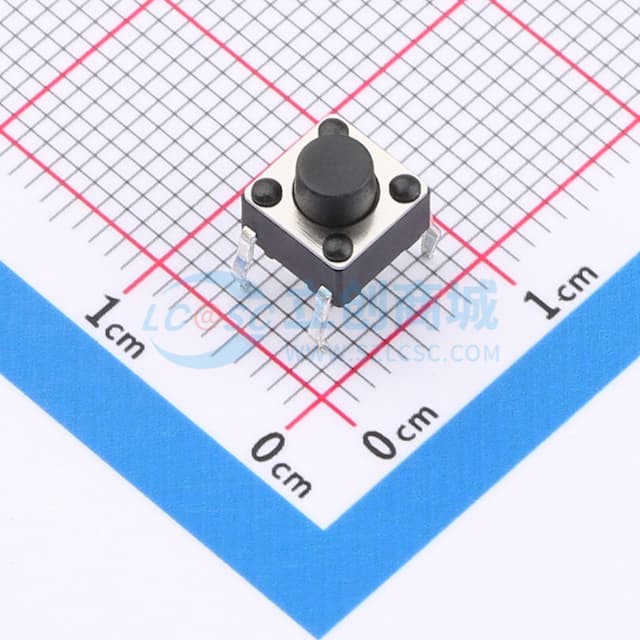 6*6*5.5mm 直插 轻触开关 【轻触】实物图