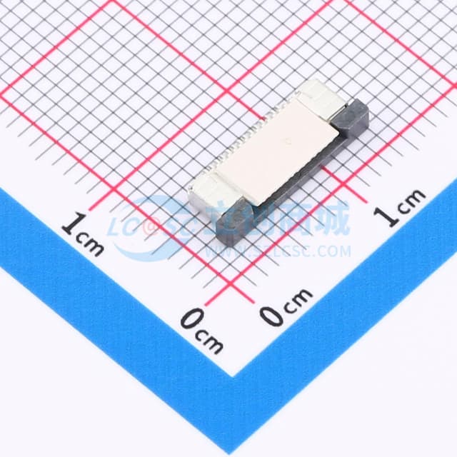 抽屉式 上接 P数:14P 间距:0.5mm实物图