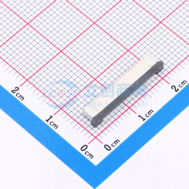 抽屉式 下接 P数:30P 间距:0.5mm实物图