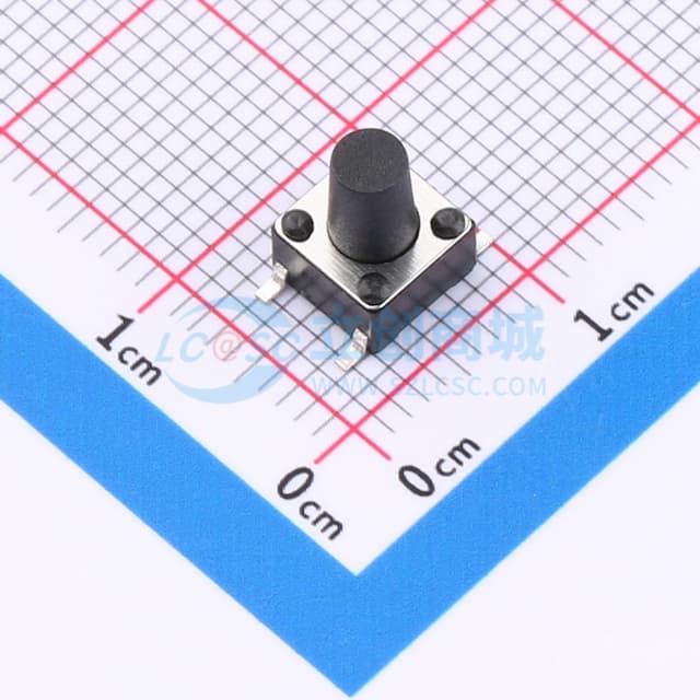 6*6*8.5mm 立贴 轻触开关实物图