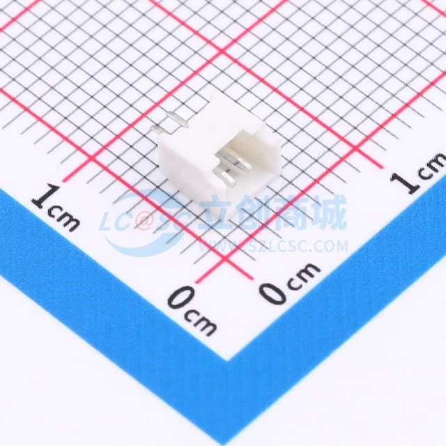 1x2P 间距:1.25mm 直插 系列:PicoBlade(MX 1.25) 【插件】实物图