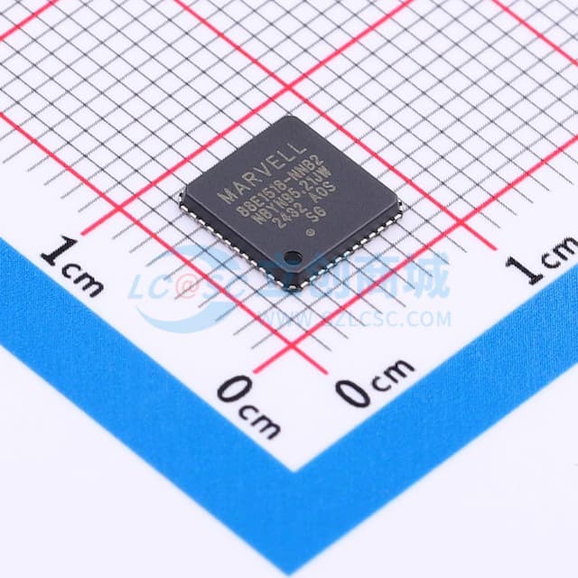 Alaska 88E1510/88E1518/88E1512/88E1514 集成 10/100/1000 Mbps 能效以太网收发器实物图