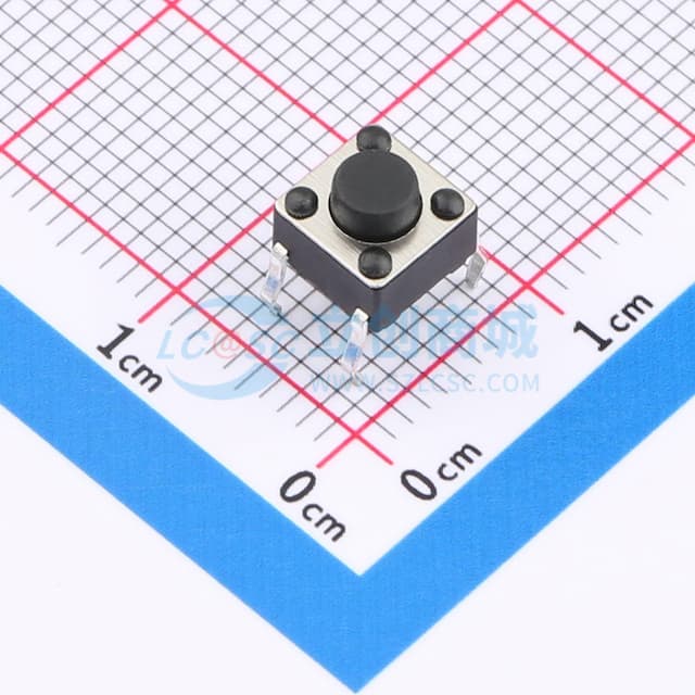6*6*5mm 直插 轻触开关 【轻触】实物图