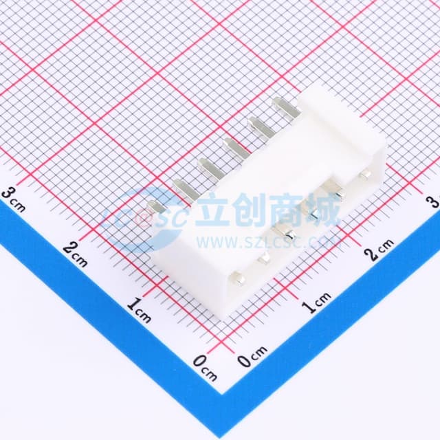 1x6P 间距:3.96mm 直插 系列:VH实物图