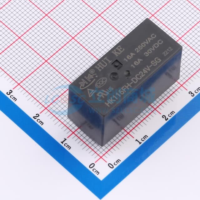 24V 一组转换:1C(单刀双掷-转换)【插件】实物图