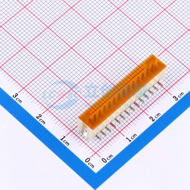 1x14P 间距:2mm 立贴 系列:PH实物图