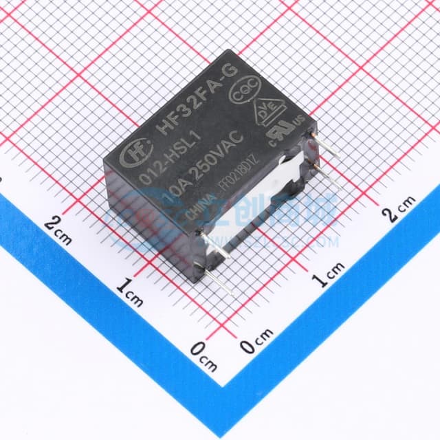 超小型中功率12V继电器 单刀单掷-常开 【继电】实物图