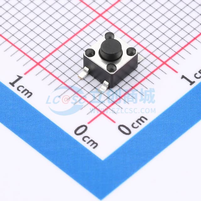 4.5*4.5*3.8mm 立贴 轻触开关实物图