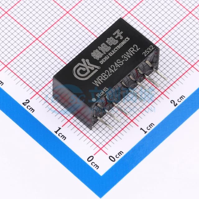 3W宽电压输入隔离稳压单路正输出DC-DC模块电源【插件】实物图
