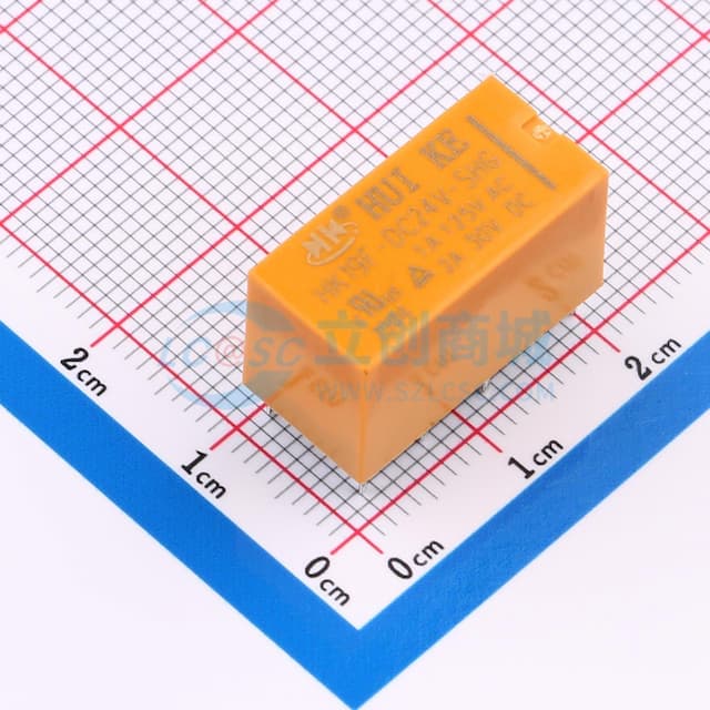 24V 一组转换:1C(单刀双掷-转换)【继电】实物图