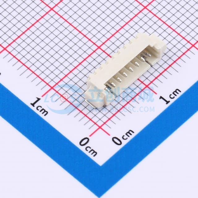 1x8P 间距:1.25mm 卧贴 系列:PicoBlade(MX 1.25)实物图