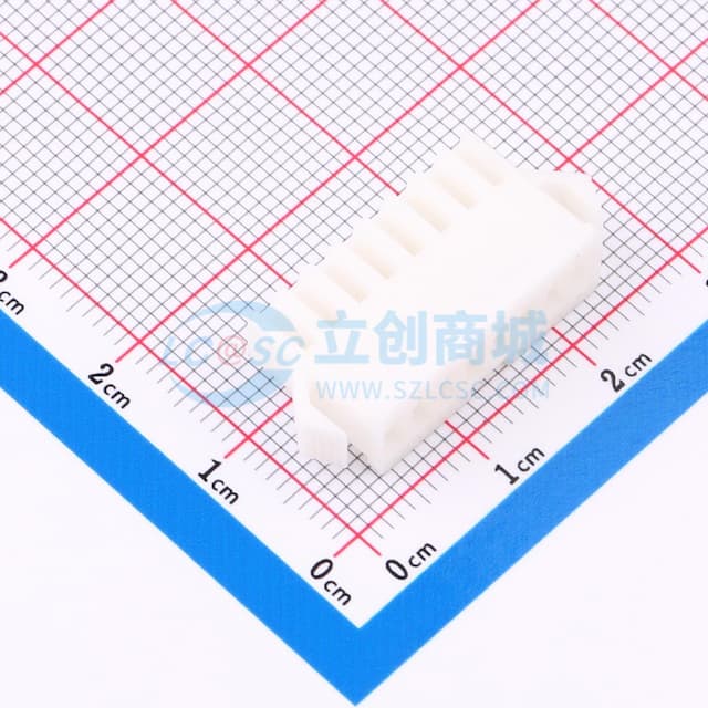 白色 1x8P 2.5mm实物图