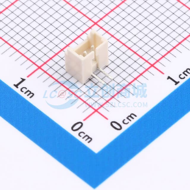 1x2P 间距:1.25mm 弯插 【插件】实物图