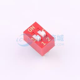 2.54mm 平拨,凸起式 2位【拨码】缩略图