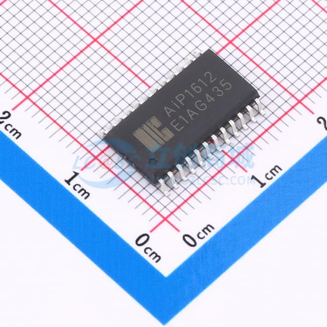 2线串口共阴极LED驱动控制电路实物图